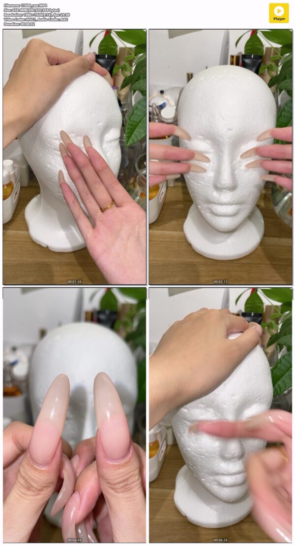 #90 - My Long Natural Nails On Your Face