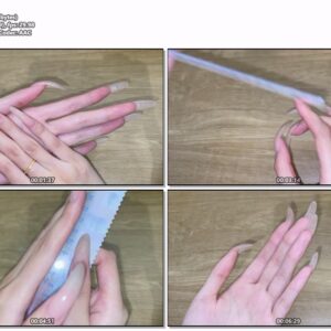 #98 - Bright Shiny Long Nails Measuring