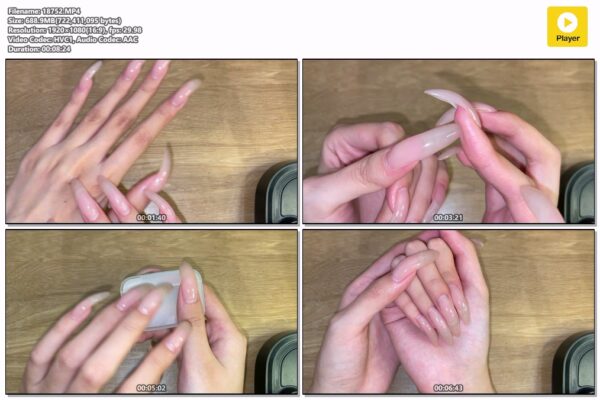 #97 - Close Up Long Nail Beds And Undersides