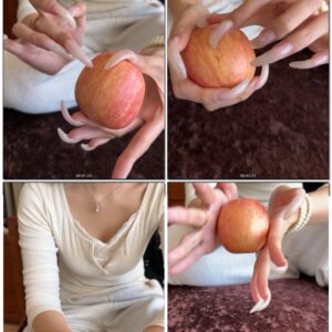 #175 - Piercing And Scratching Apple With My Long Claws