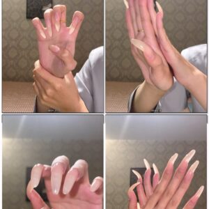 #112 - Clawing With Long Clear Nails