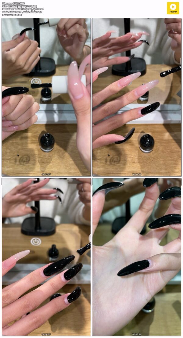 #118 - Painting My Long Nails Black