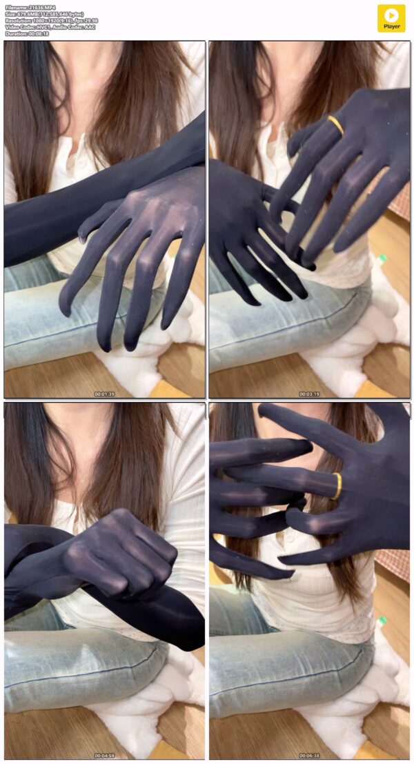 #116 - Slender hands In Gloves