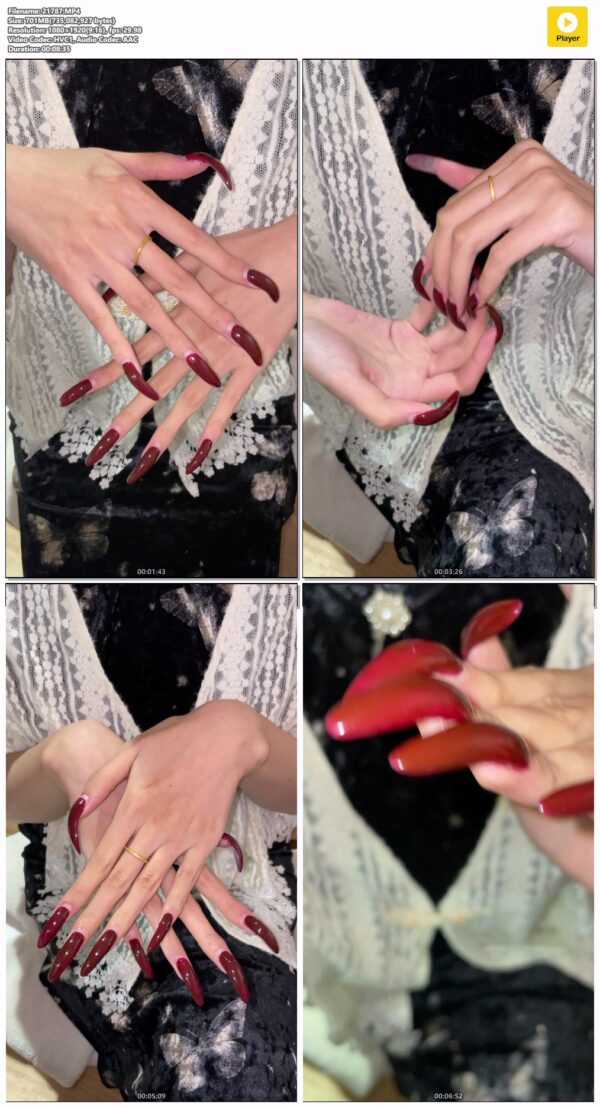 #126 - Red Long Nails Show