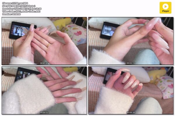 #141 - Close Up Cream On Long Nails