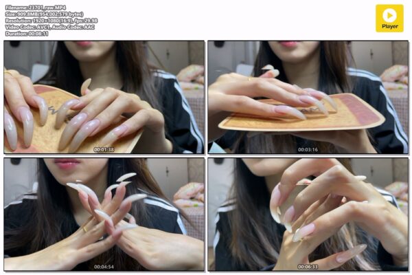 #144 - Casual Long Nails Showing