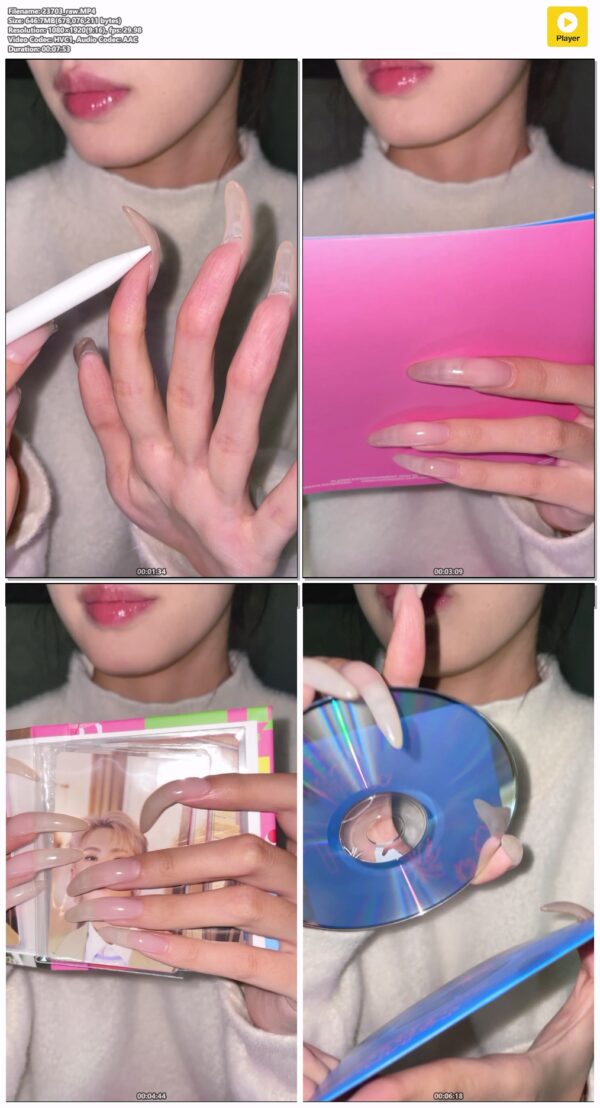 #142 - Posing And Scrathing With My Long Nails