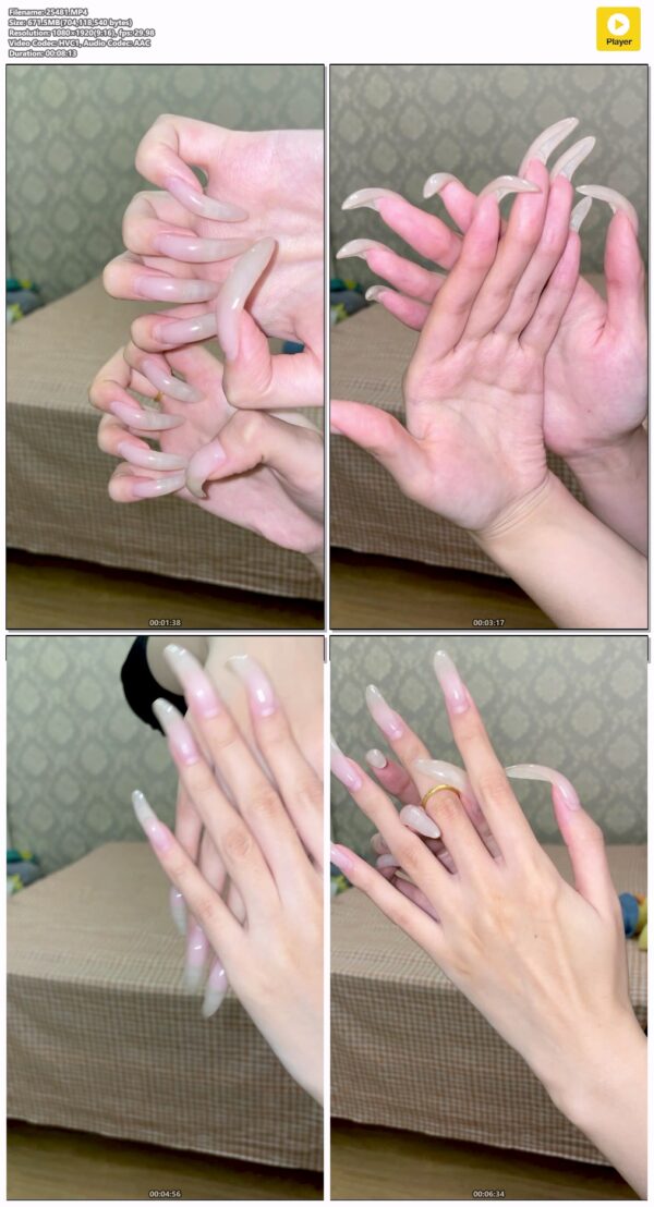 #165 - Long Nails Clawing Show