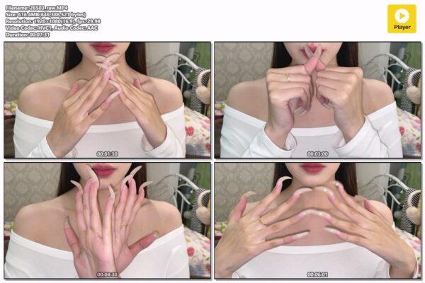 #207 - Kissing My Long Natural Nails