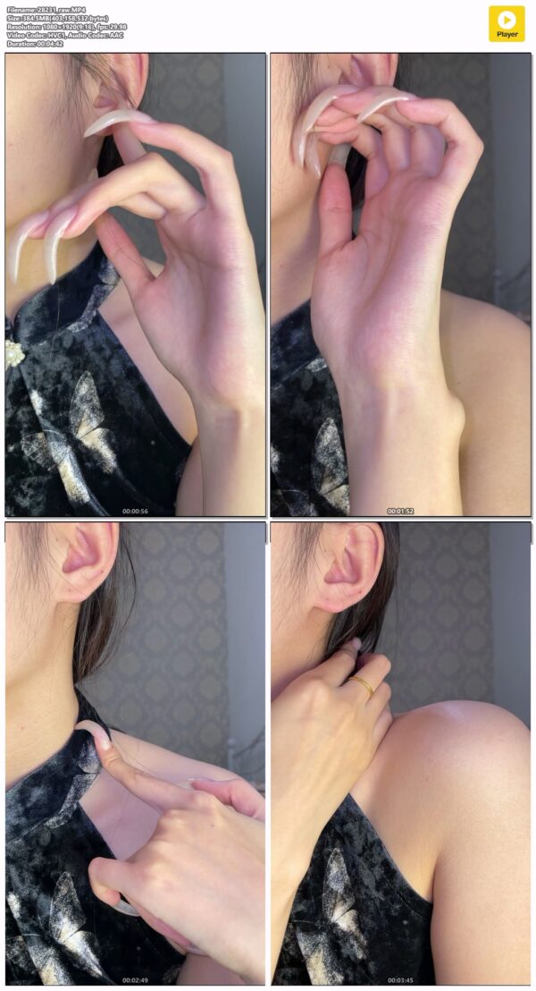 #229 - My Long Nails Fiddling With My Ears