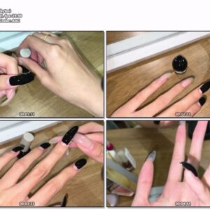 #11 - Painting My Nails With  Black Polish