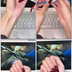 #9 - Posing my red nails for you