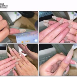 #2 - Measuring my long nail beds
