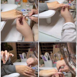 #252 - Fiddling With My Nails While Getting Manicure
