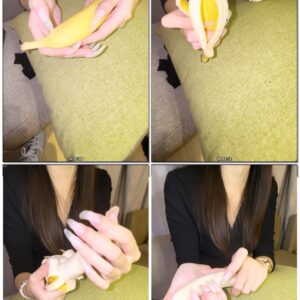 #79 - Natural Bare Nails Jerking Banana