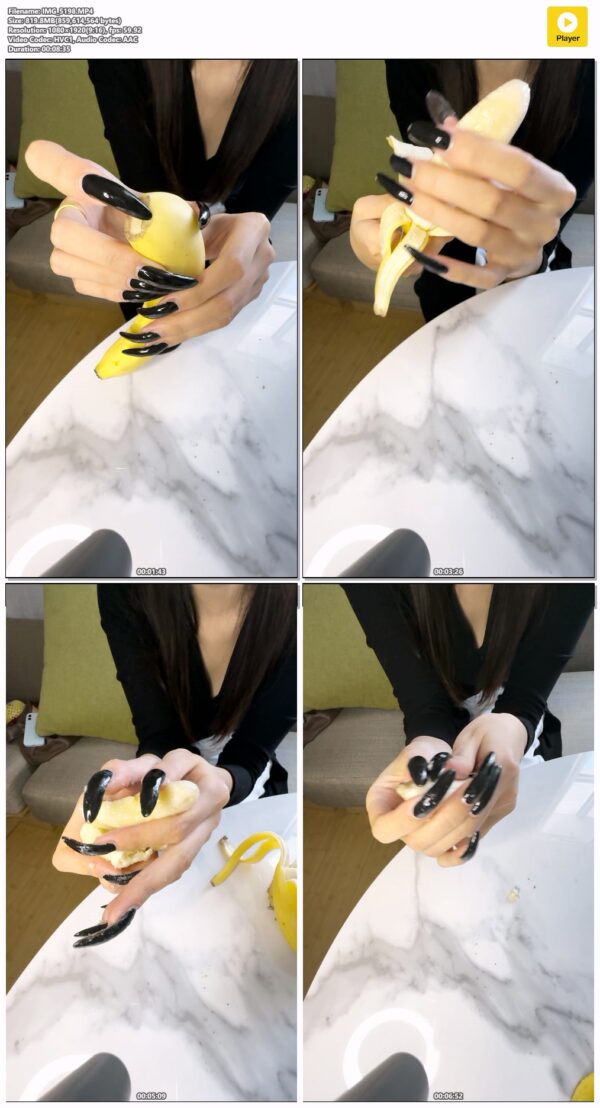 #81 - Black Nails On Banana