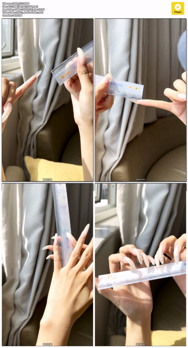 #80 - Measuring Natural Long Bare Nails