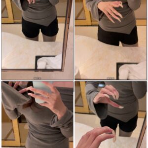 #249 - Recording Long Shiny Nails In Mirror
