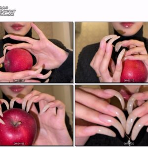 #267 - Close Up Piercing Apple With Long Claws