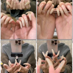 #275 - Showing Off My Very Long Nails In Mirror