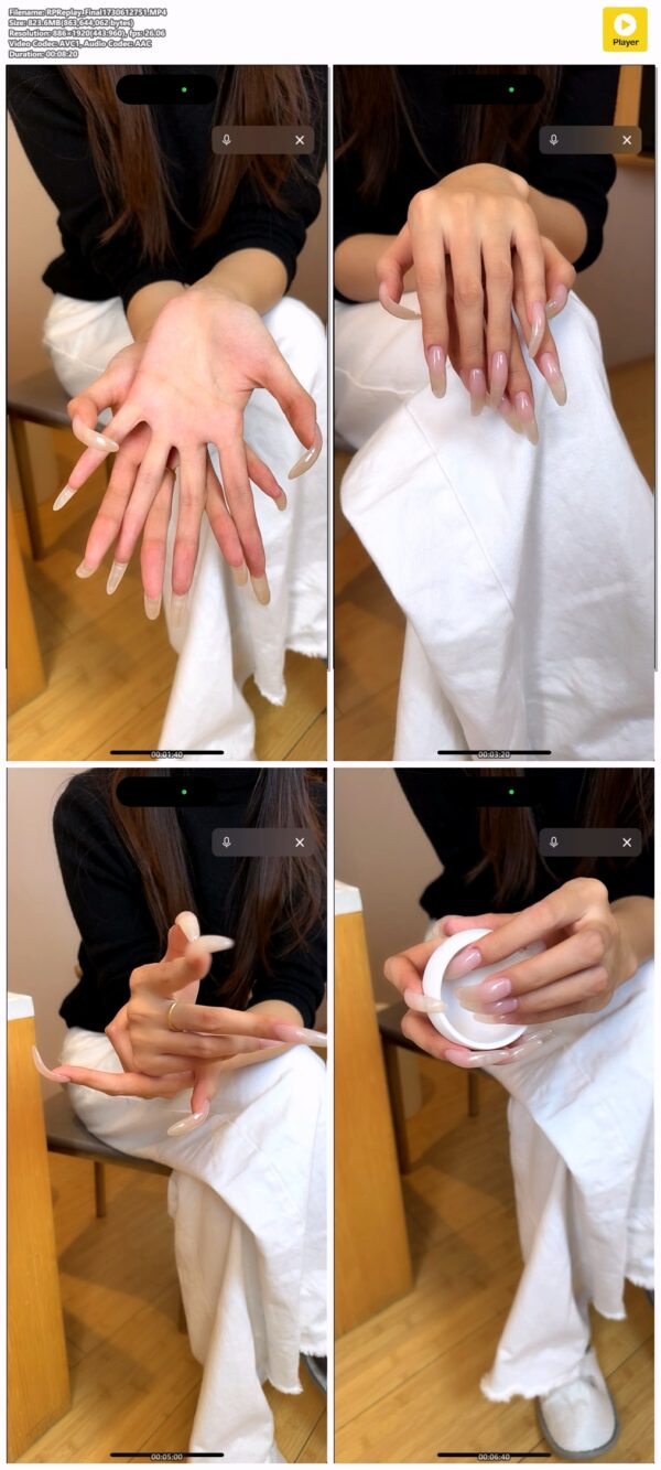 #136 - Live Replay Long Natural Nails