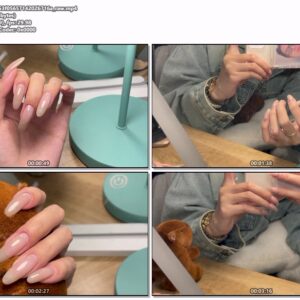 #24 - Recording My Natural Nails In Mirror