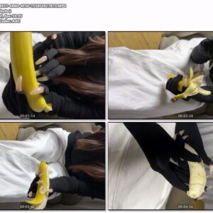 #160 - Long Nails Through Gloves Playing With Banana