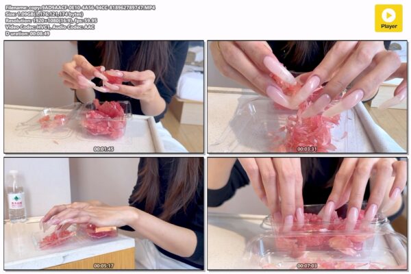 #159 - Destroying Grapefruit With Long Nails