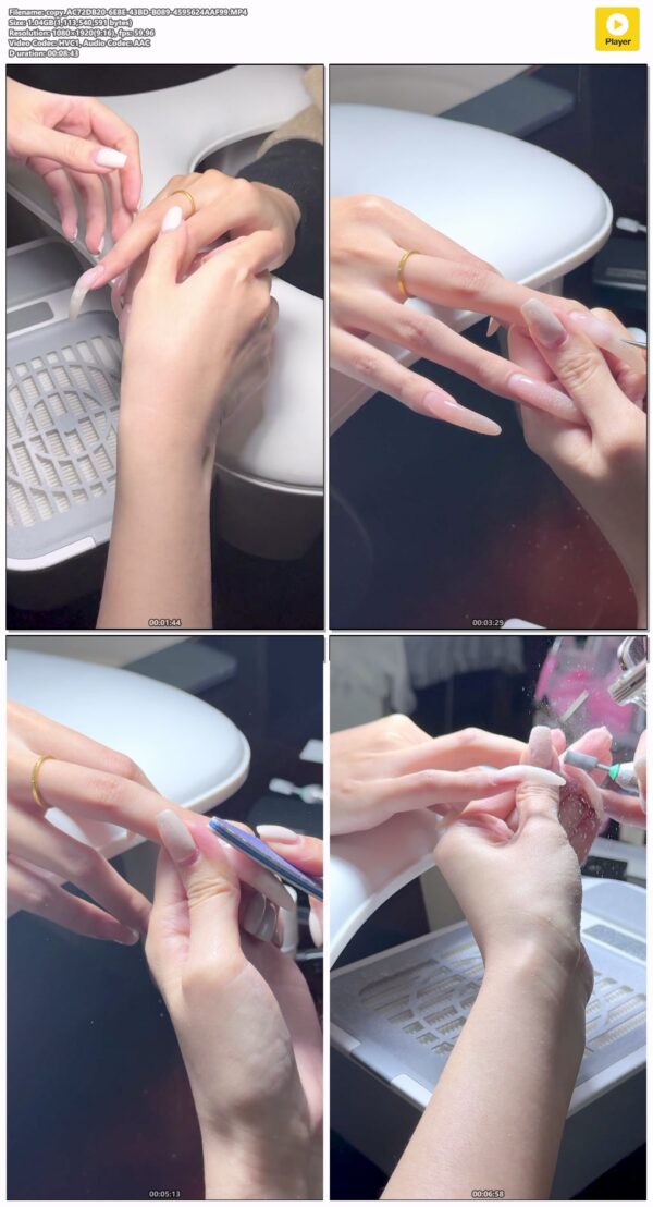 #162 - Getting My Nails Filed At Manicurist