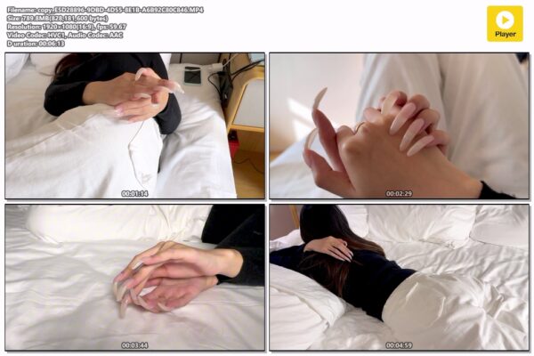 #216 - Posing My Long Nails In Bed