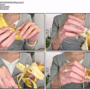 #34 - Long Nail Bed Nails Piercing Banana