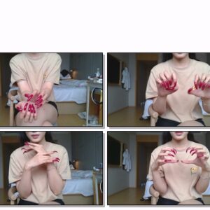 #5 - VR/3D - Posing Long Red Nails