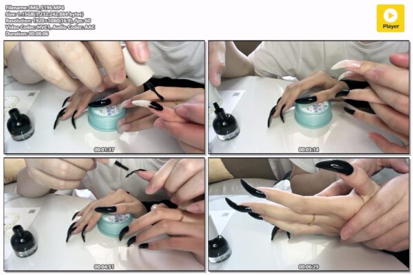 #307 - Man Painting My Long Bare Nails