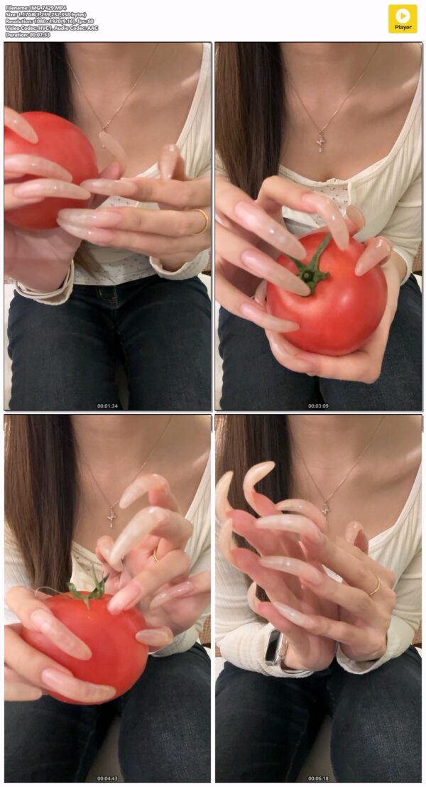 #315 - Digging My Long Natural Claws Into Tomato