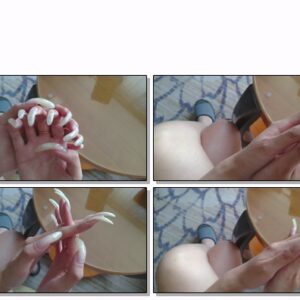 #14 - VR/3D - Shiny Long Claws Up Close Posing