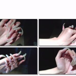#18 - VR/3D - Flashlight Shining On My Long Natural Nails