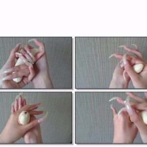 #17 - VR/3D - Long Natural Nails On Banana