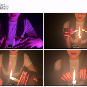 #361 - Natural Nails Show With Candle Light