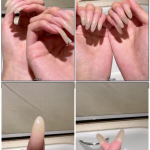 #359 - Close Up Showing Clear Long Nail Beds