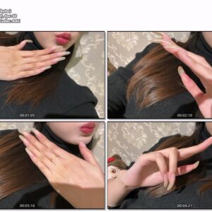 #453 - Posing With My Long Natural Nails