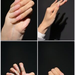 #419 - Close Up Clear Long Nail Beds(4K)