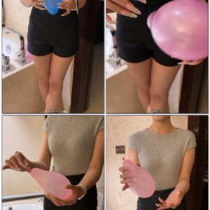 #412 - Popping Balloons With My Strong Natural Nails