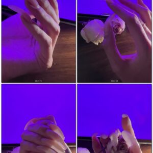 #476 - Posing My Natural Nails With Roses