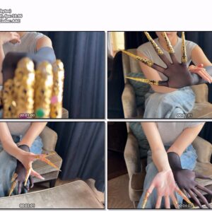 #478 - Posing Long Nails In Glove