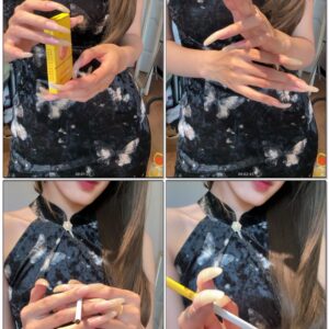 #465 - Smoking With Beautiful Natural Nails