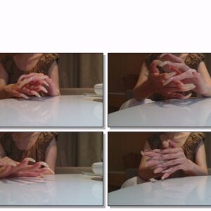 #28 – VR/3D – Close Up Of My Shiny Natural Nails Tapping