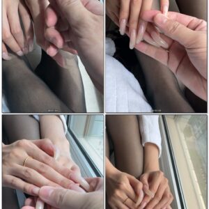 #585 - Man Showing My Natural Nails By The Window