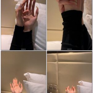 #543 - Laying Down Posing My Natural Nails