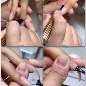#540 - Applying Shiny Polish To My Bare Nails At Manicurist