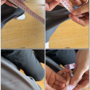 #621 - Man Measuring My Bright Long Nail Beds